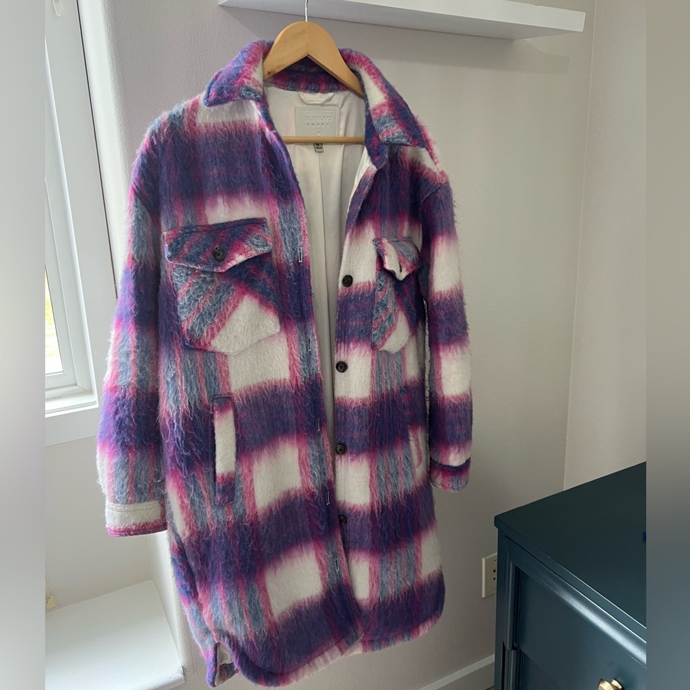 BlankNYC Plaid Shirt jacket